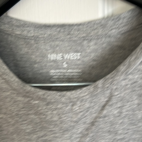 Nine West grey wrap tee shirt - Picture 2 of 2